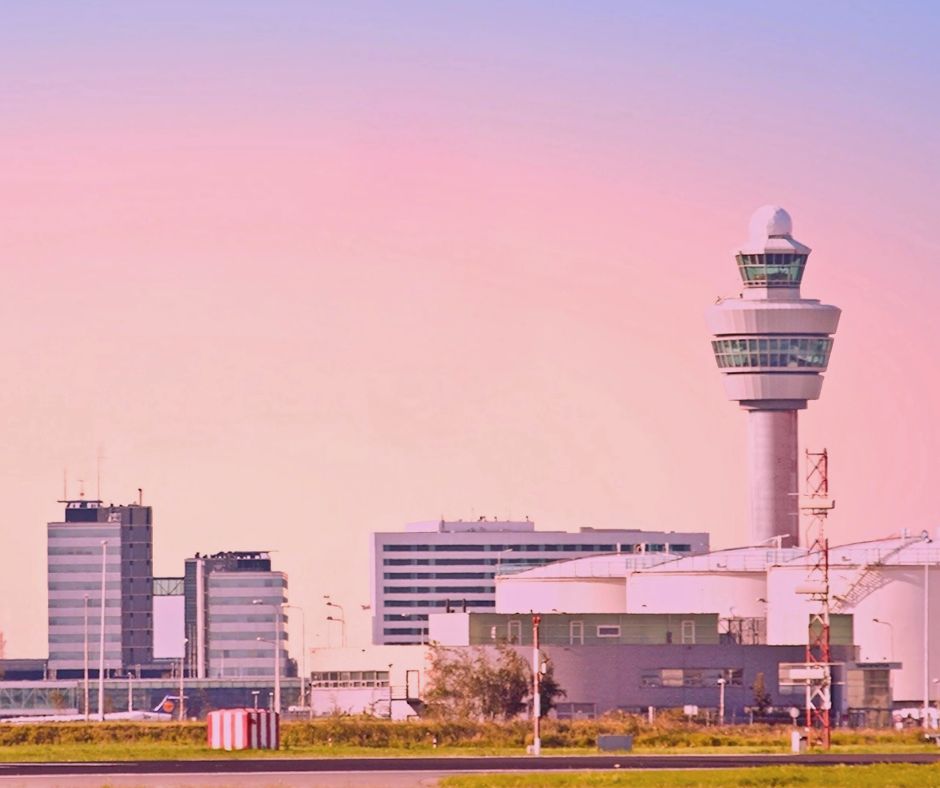 How far is Schiphol Airport from Amsterdam city center