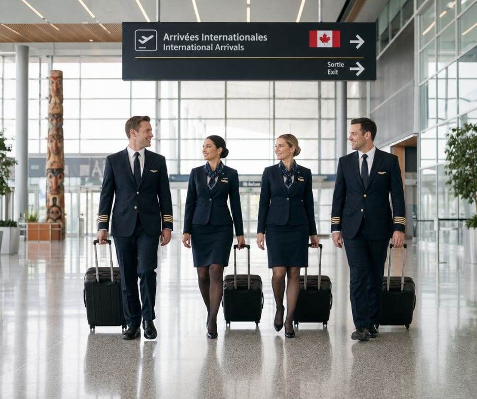 How Airlines Manage Crew Accommodation Across Canadian Airports