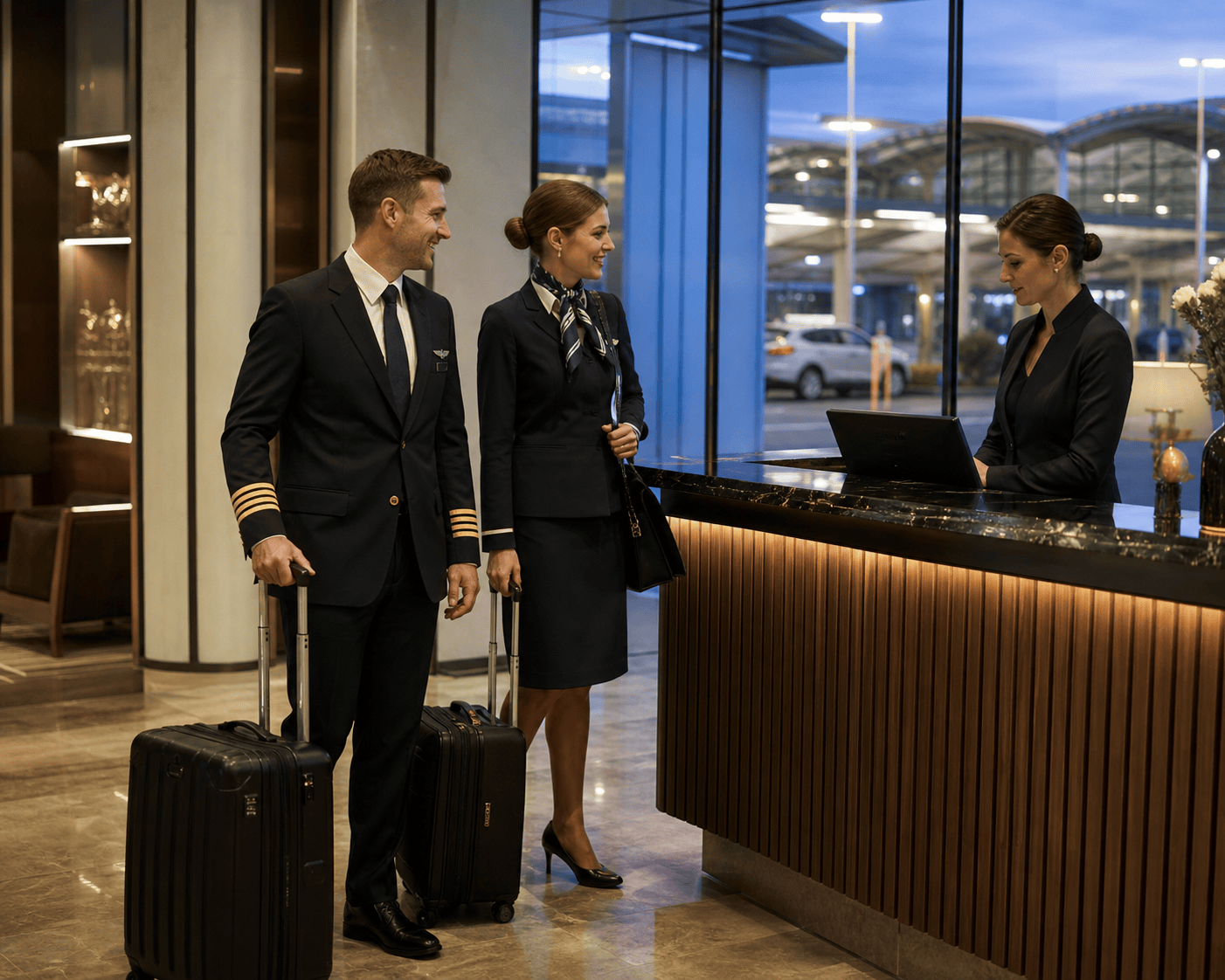 Do Airlines Book Hotels Directly for Flight Crews
